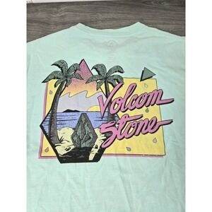 Volcom Stone T Shirt‎ Adult Medium Green Skater
